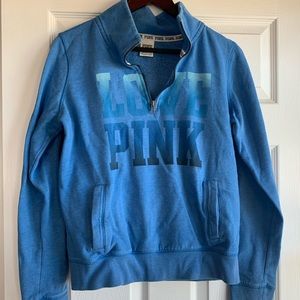 Pink half zip size M
